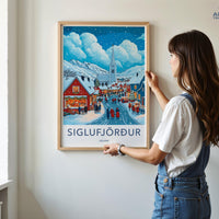 Siglufjörður Poster - Iceland Wall Art