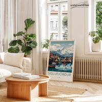 Siglufjörður Poster - Iceland Wall Art