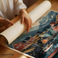 Siglufjörður Poster - Iceland Wall Art