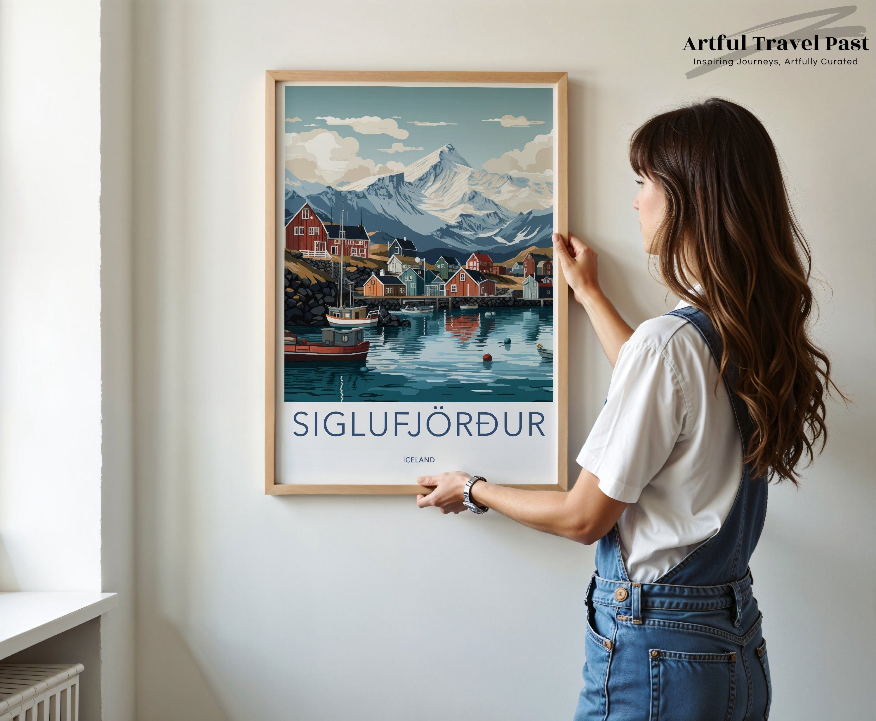 Siglufjörður Poster - Iceland Wall Art
