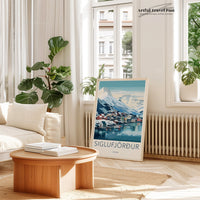 Siglufjörður Poster - Iceland Wall Art