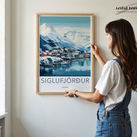 Siglufjörður Poster - Iceland Wall Art