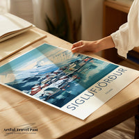 Siglufjörður Poster - Iceland Wall Art