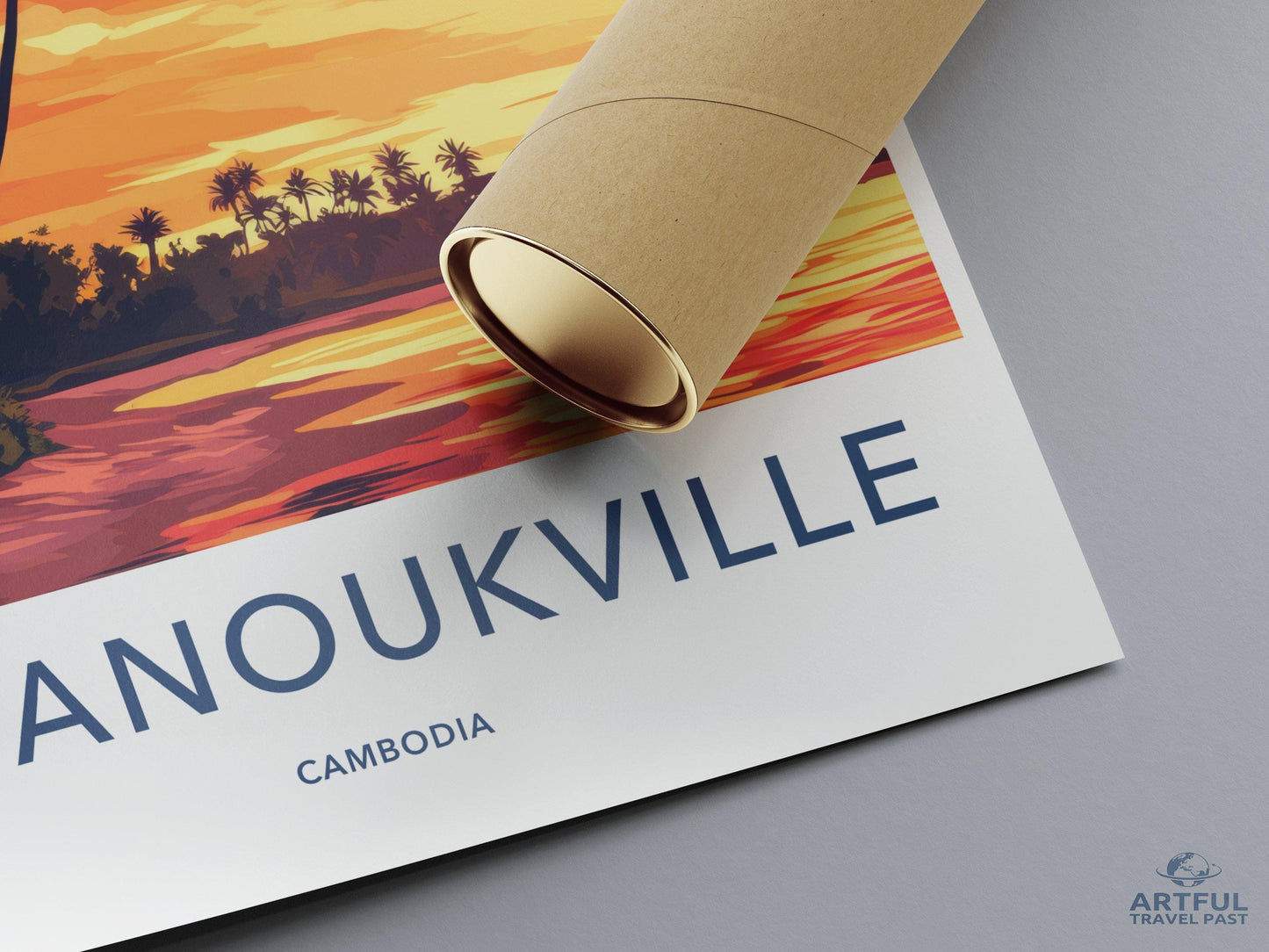 Sihanoukville Poster - Cambodia Wall Art