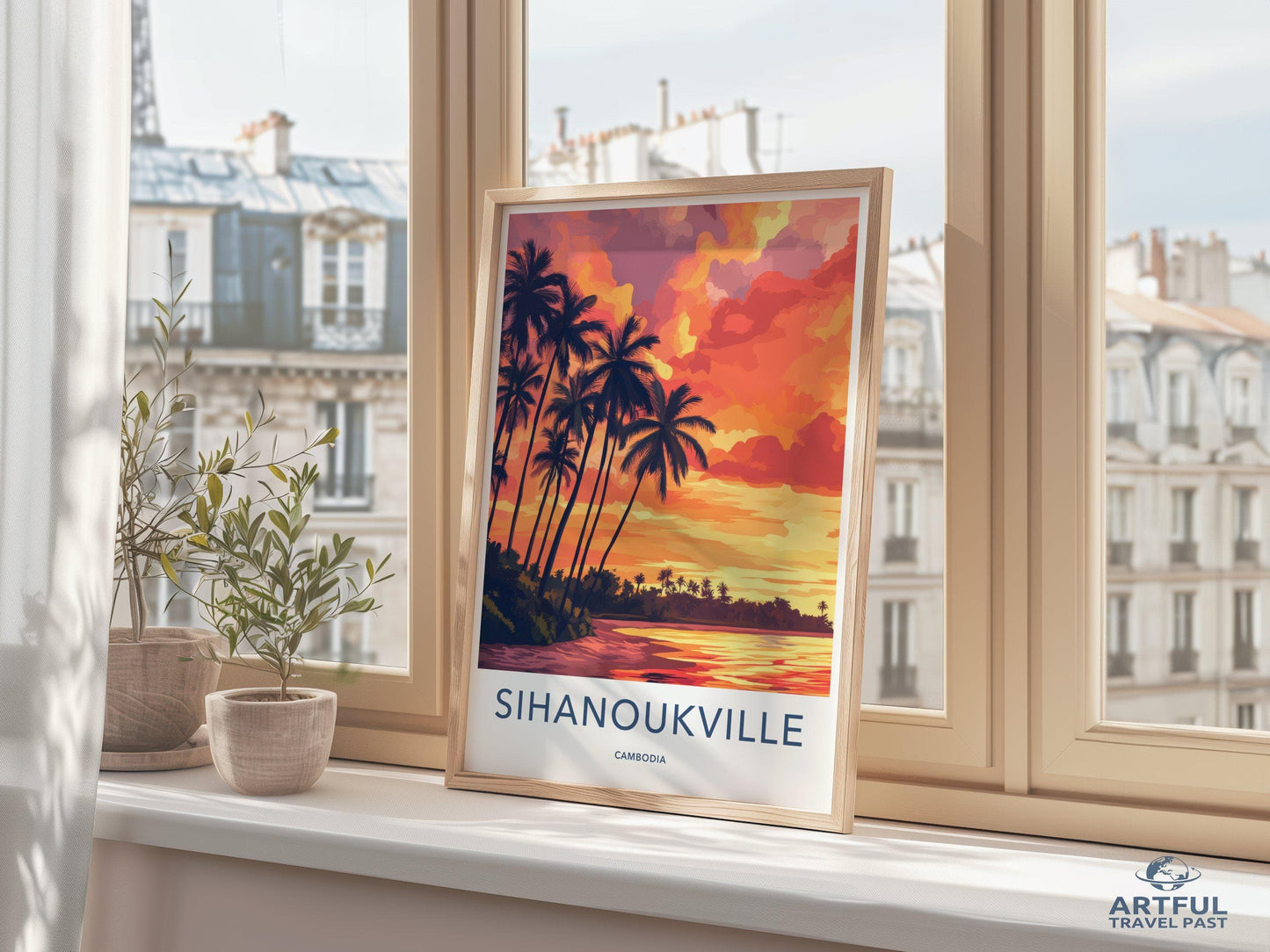 Sihanoukville Poster - Cambodia Wall Art