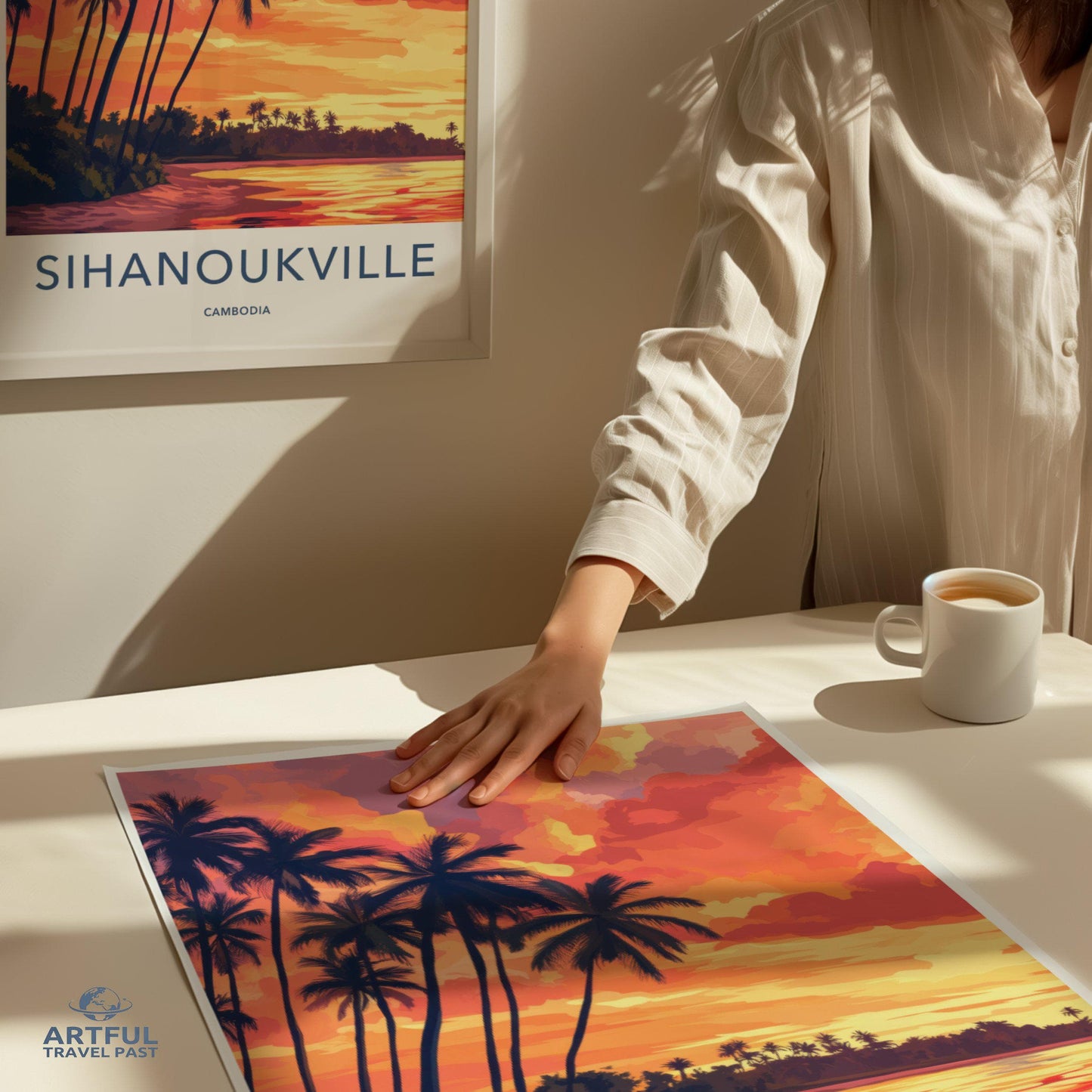 Sihanoukville Poster - Cambodia Wall Art