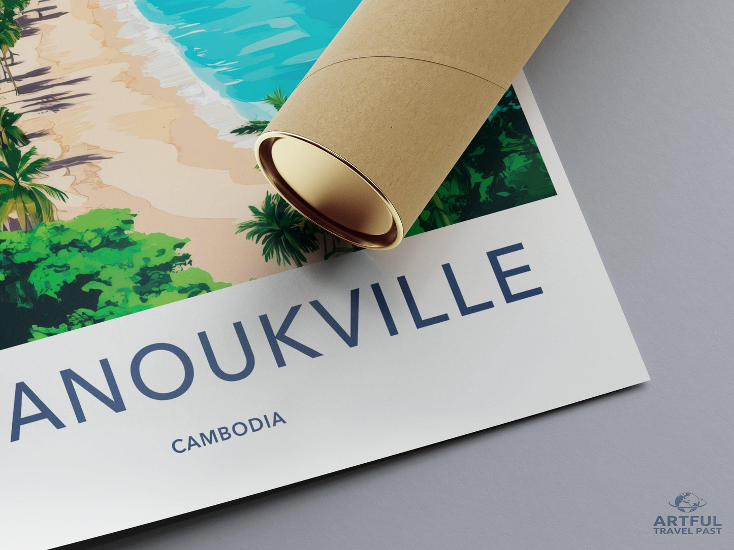 Sihanoukville Poster - Cambodia Wall Art