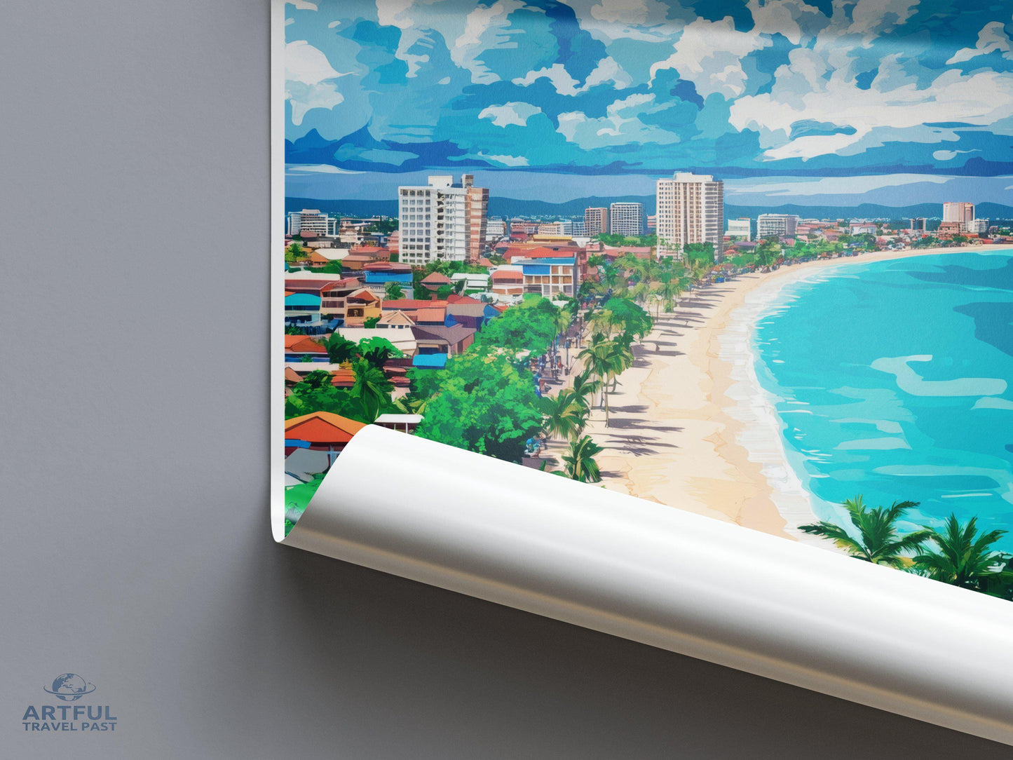 Sihanoukville Poster - Cambodia Wall Art