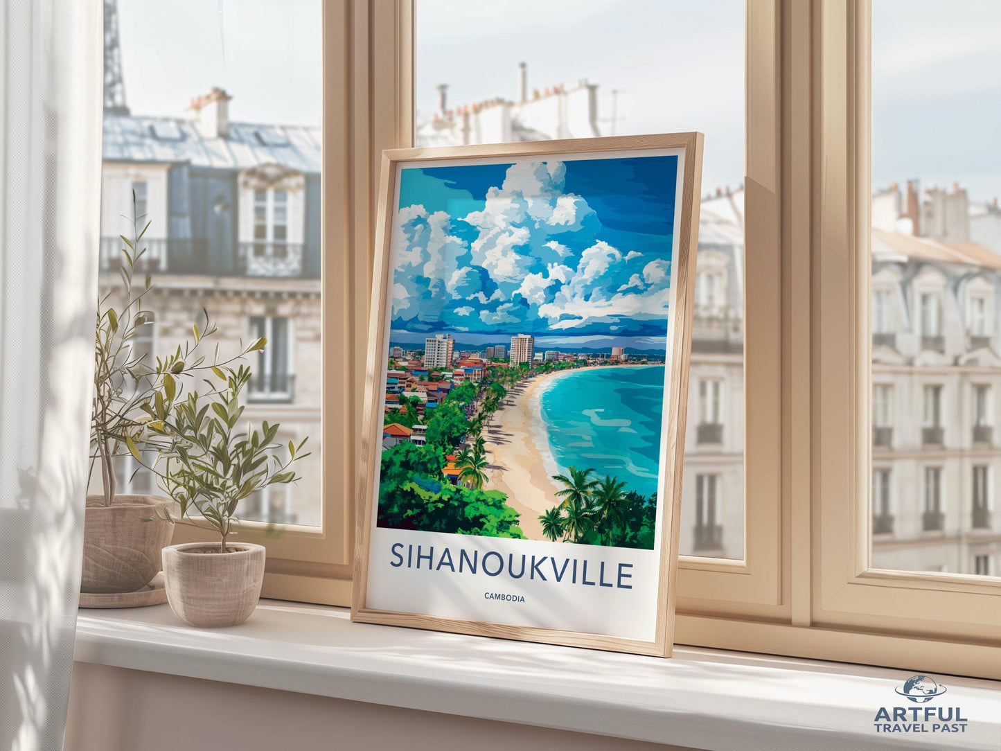 Sihanoukville Poster - Cambodia Wall Art