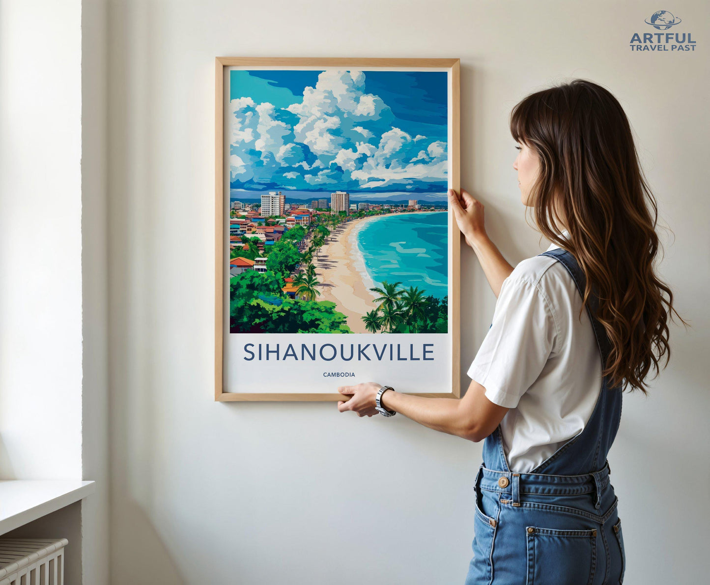 Sihanoukville Poster - Cambodia Wall Art