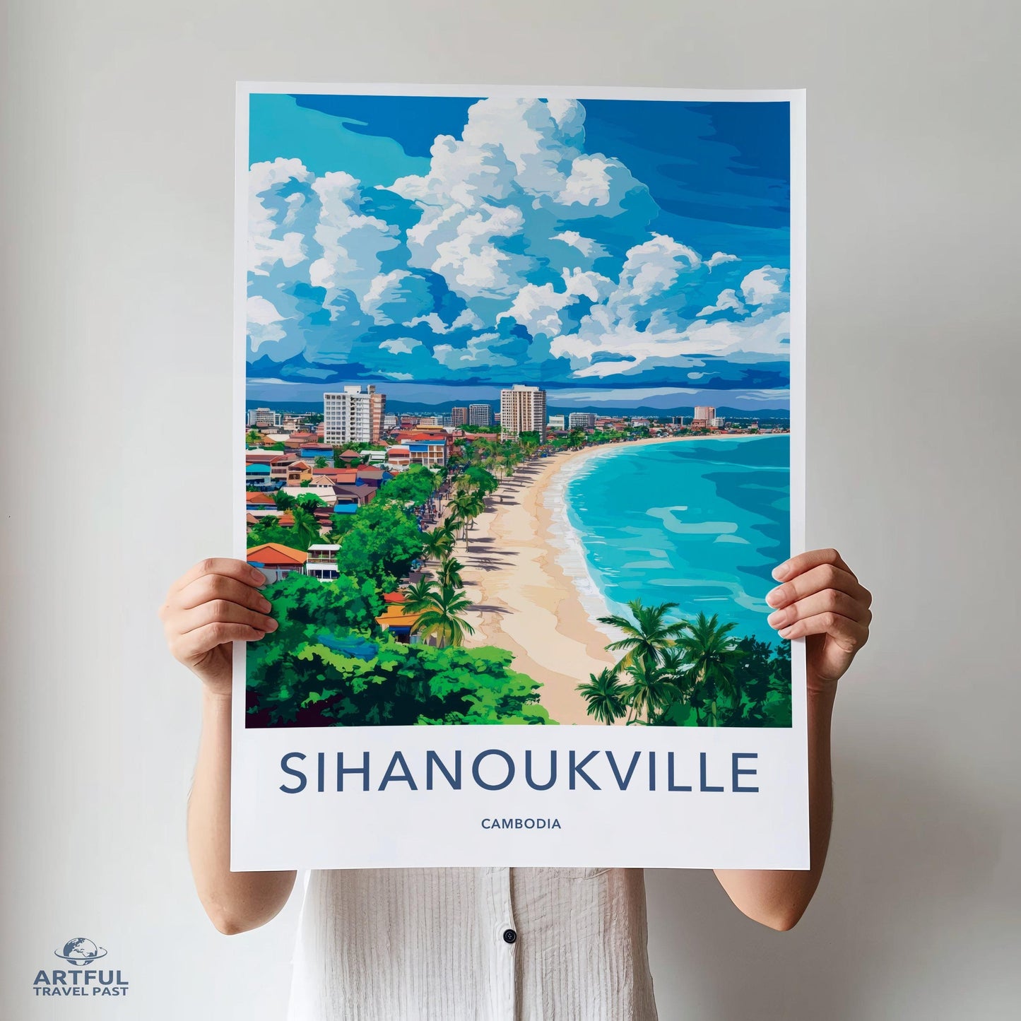 Sihanoukville Poster - Cambodia Wall Art