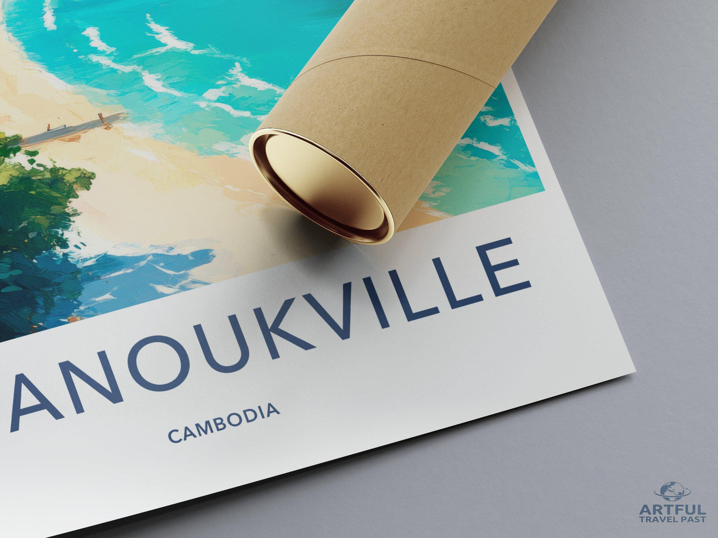 Sihanoukville Poster - Cambodia Wall Art