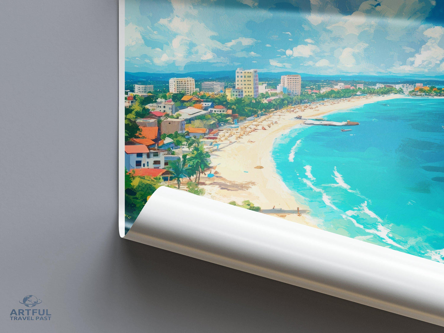 Sihanoukville Poster - Cambodia Wall Art