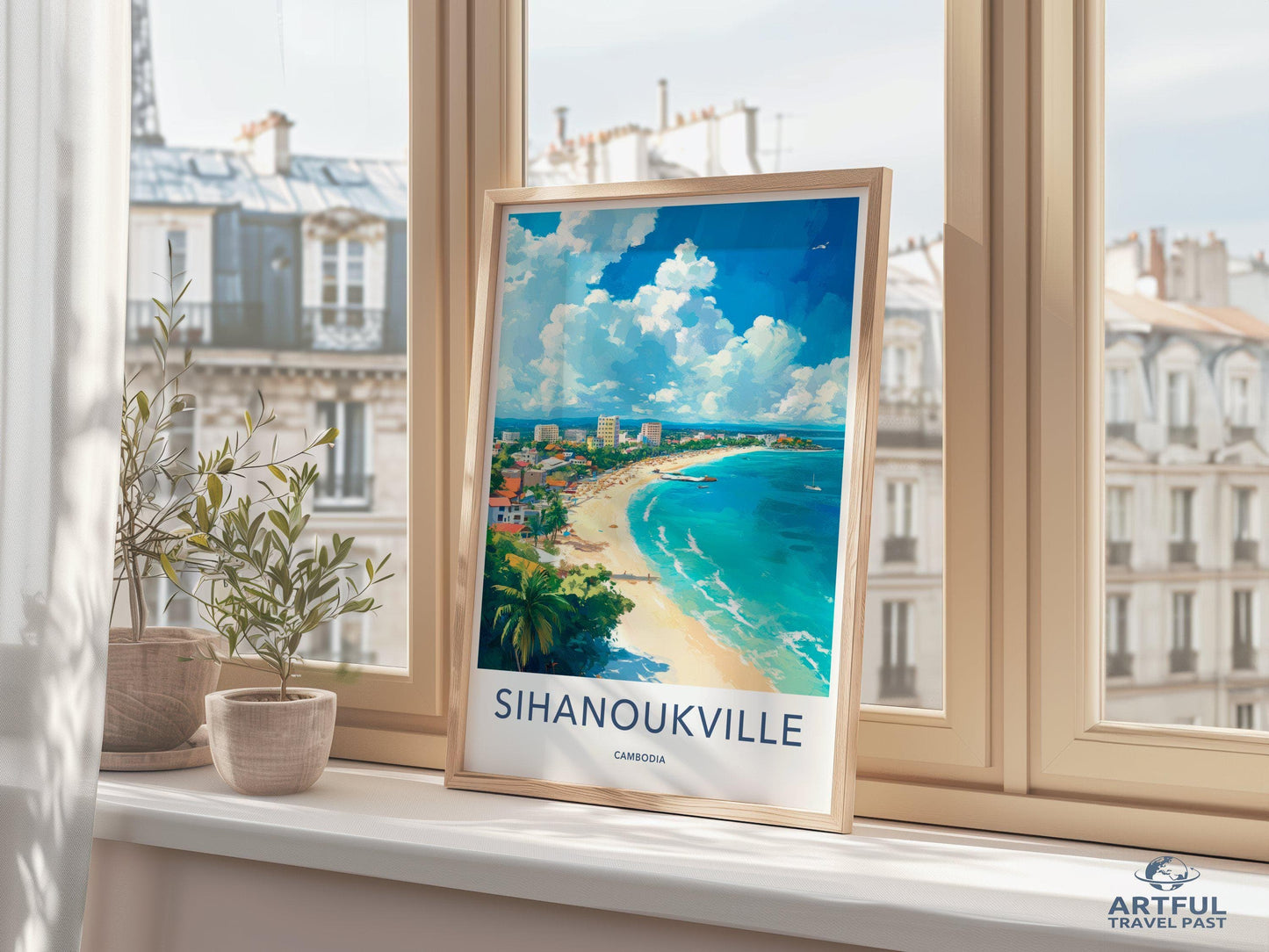 Sihanoukville Poster - Cambodia Wall Art