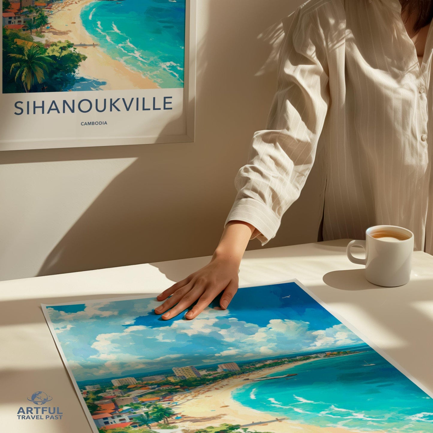 Sihanoukville Poster - Cambodia Wall Art