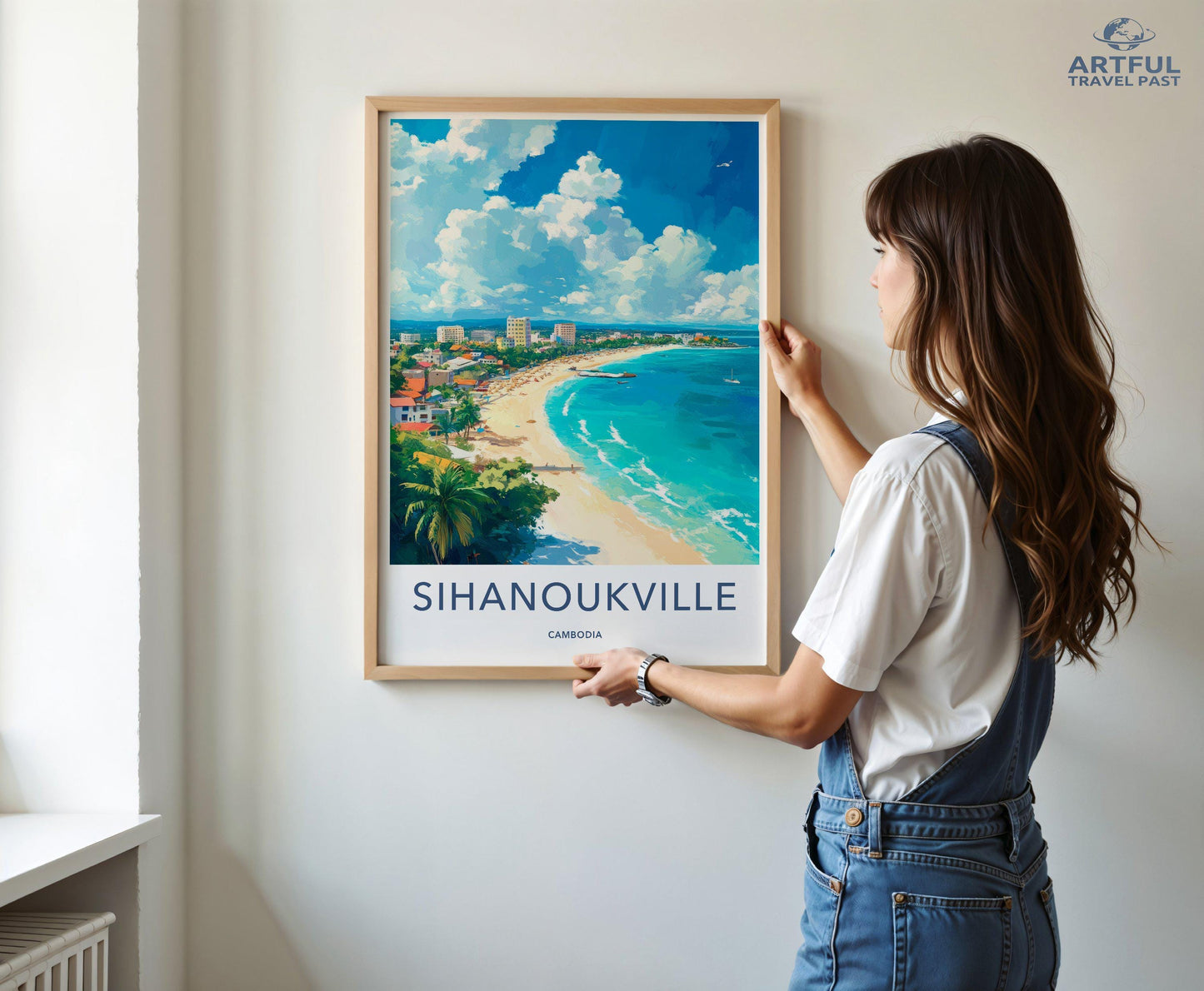 Sihanoukville Poster - Cambodia Wall Art