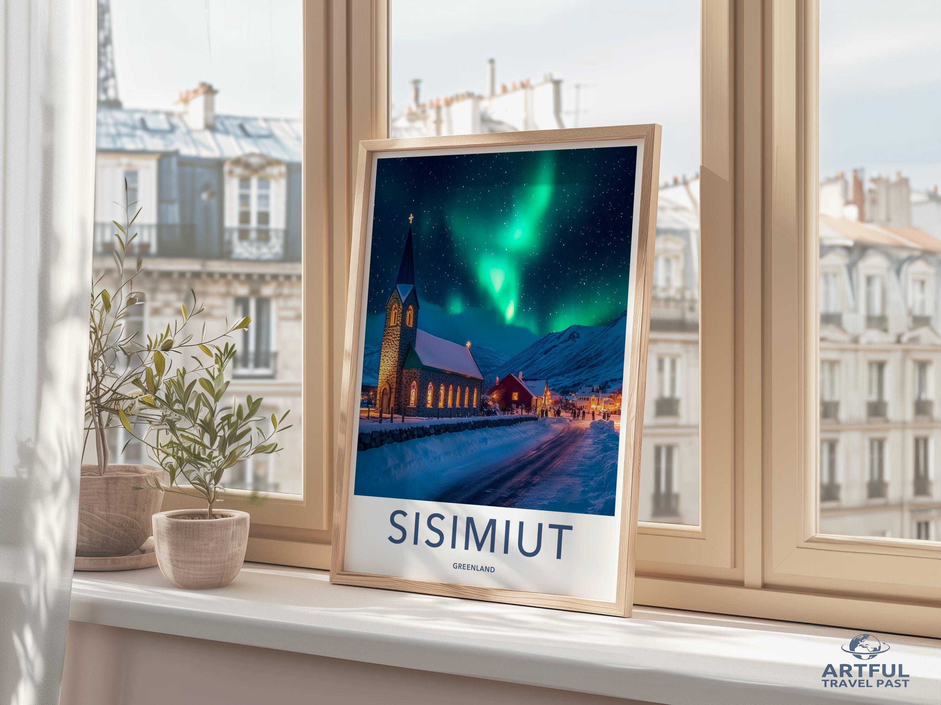 Sisimiut Poster - Greenland Wall Art