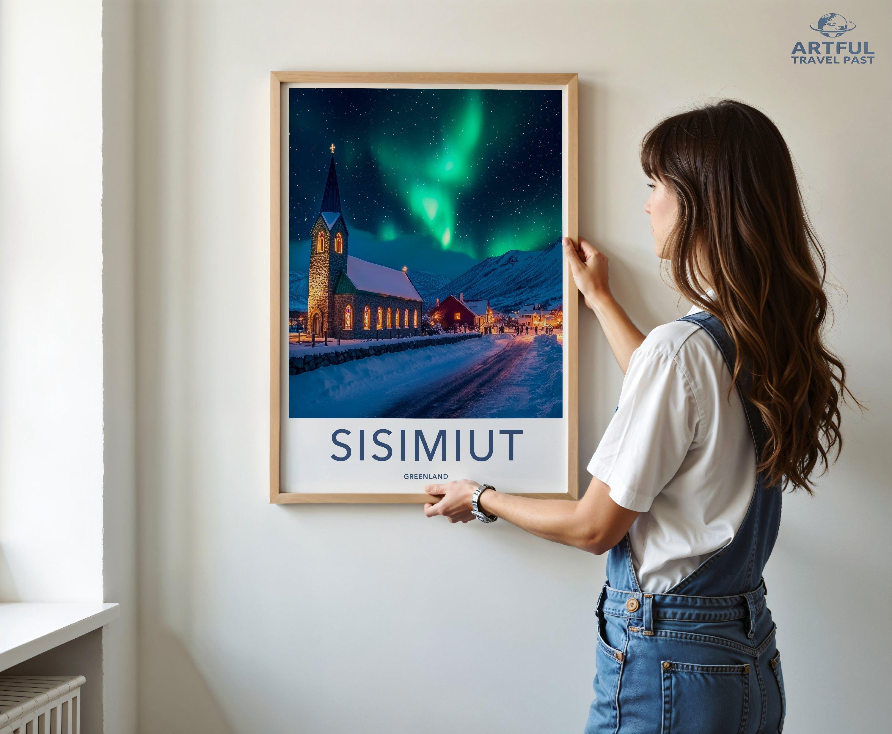 Sisimiut Poster - Greenland Wall Art