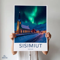 Sisimiut Poster - Greenland Wall Art