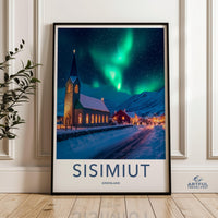 Sisimiut Poster - Greenland Wall Art
