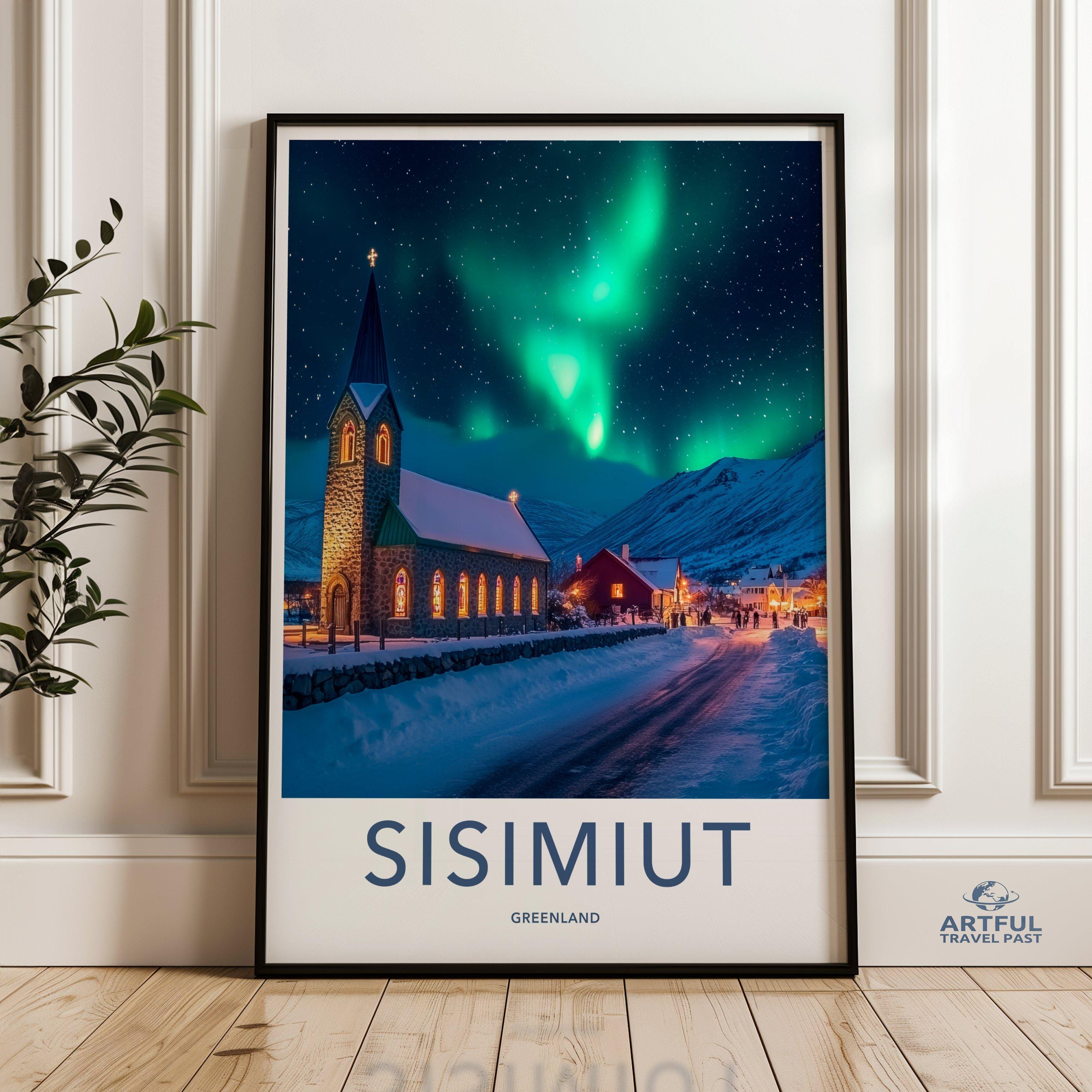 Sisimiut Poster - Greenland Wall Art