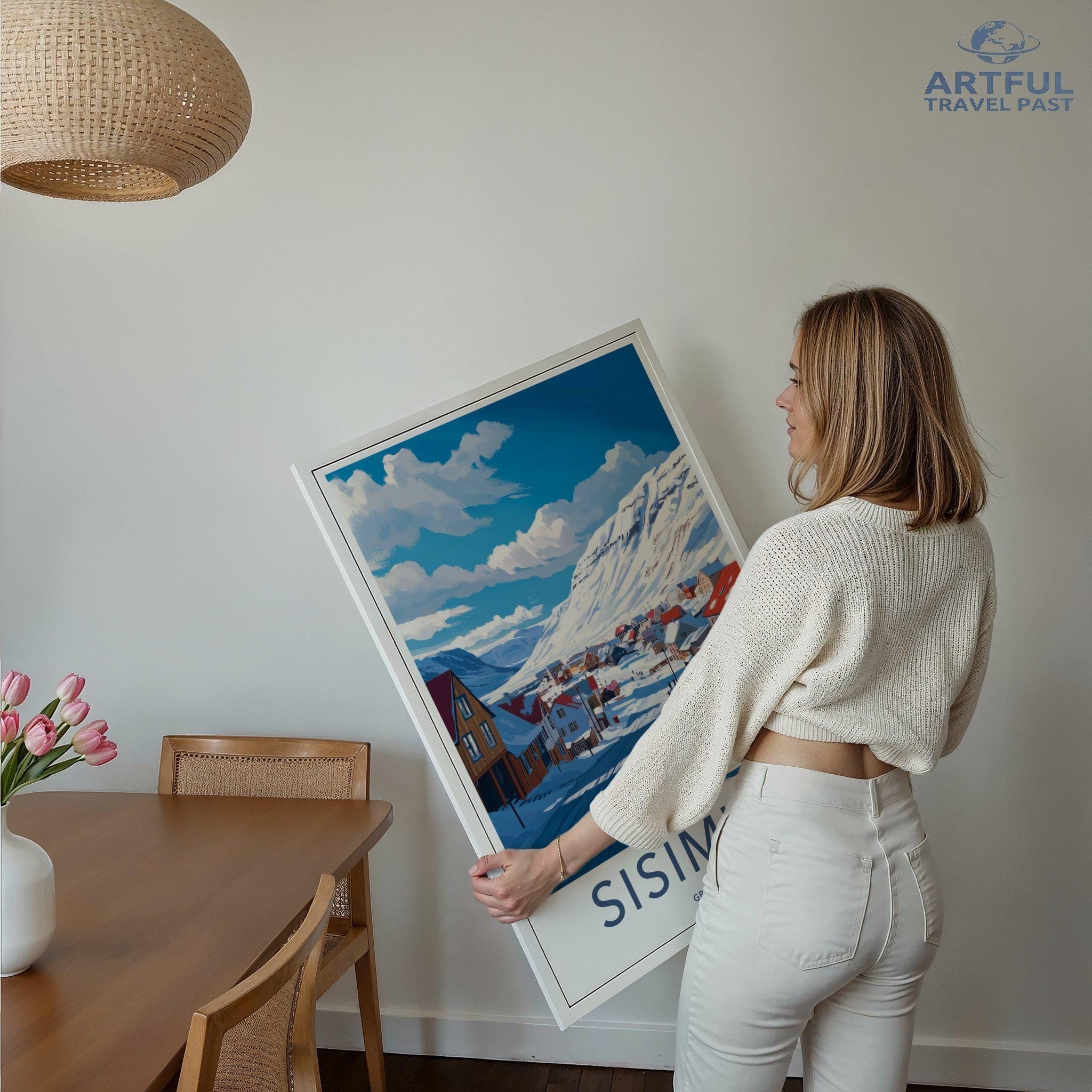 Sisimiut Poster - Greenland Wall Art