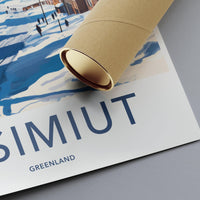 Sisimiut Poster - Greenland Wall Art