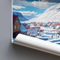 Sisimiut Poster - Greenland Wall Art