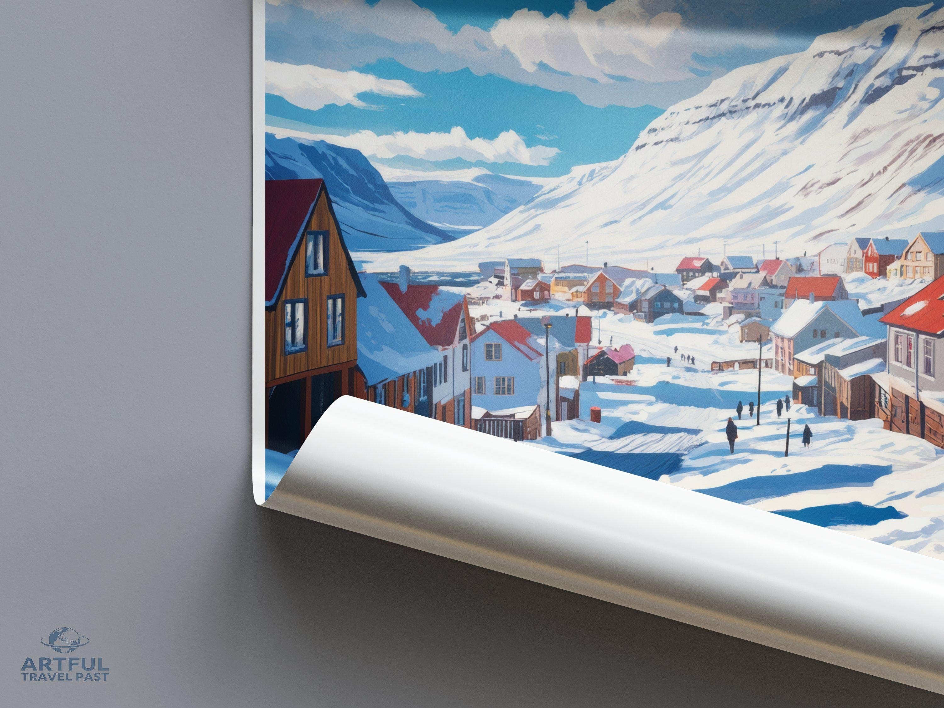 Sisimiut Poster - Greenland Wall Art