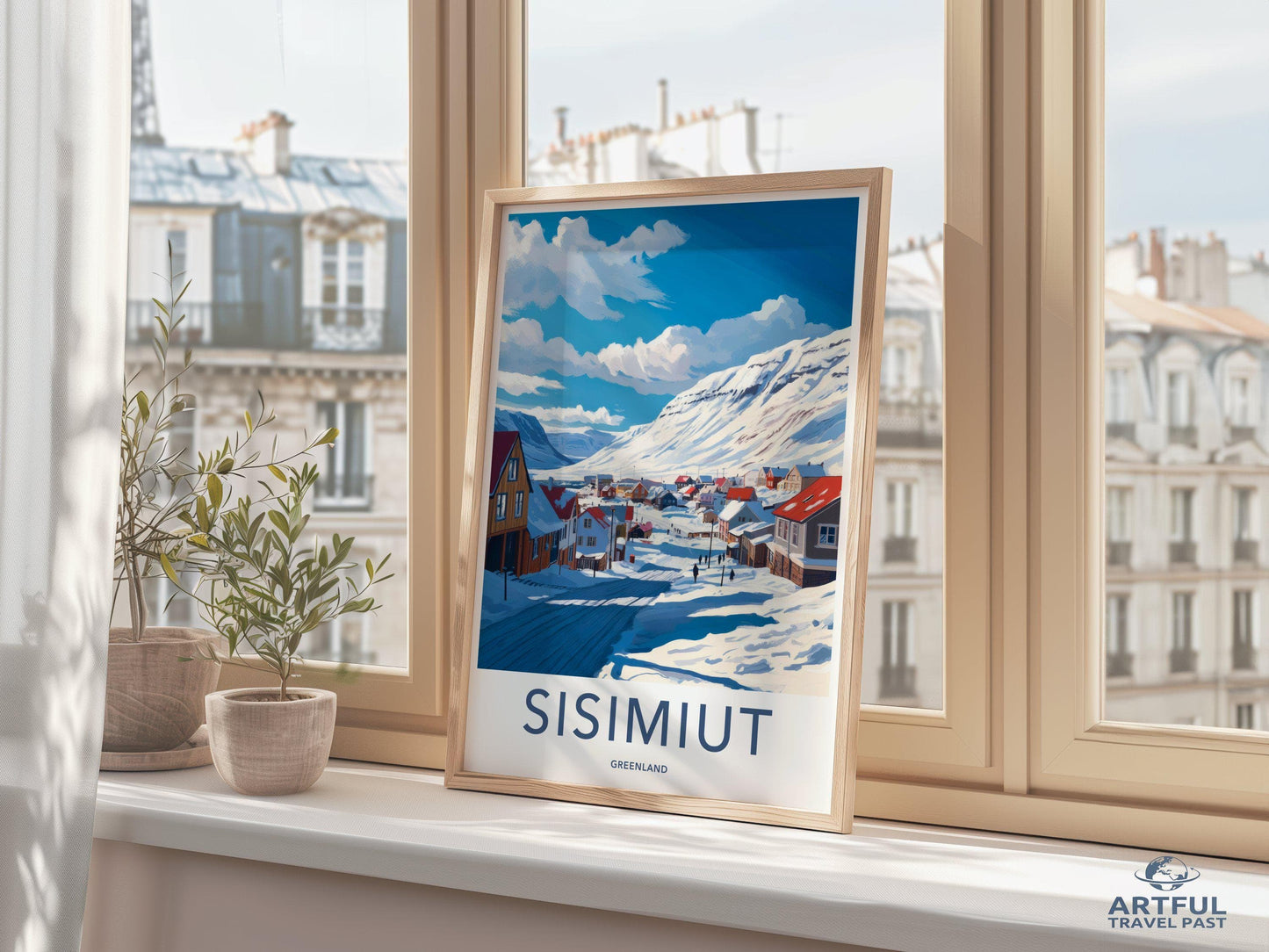 Sisimiut Poster - Greenland Wall Art