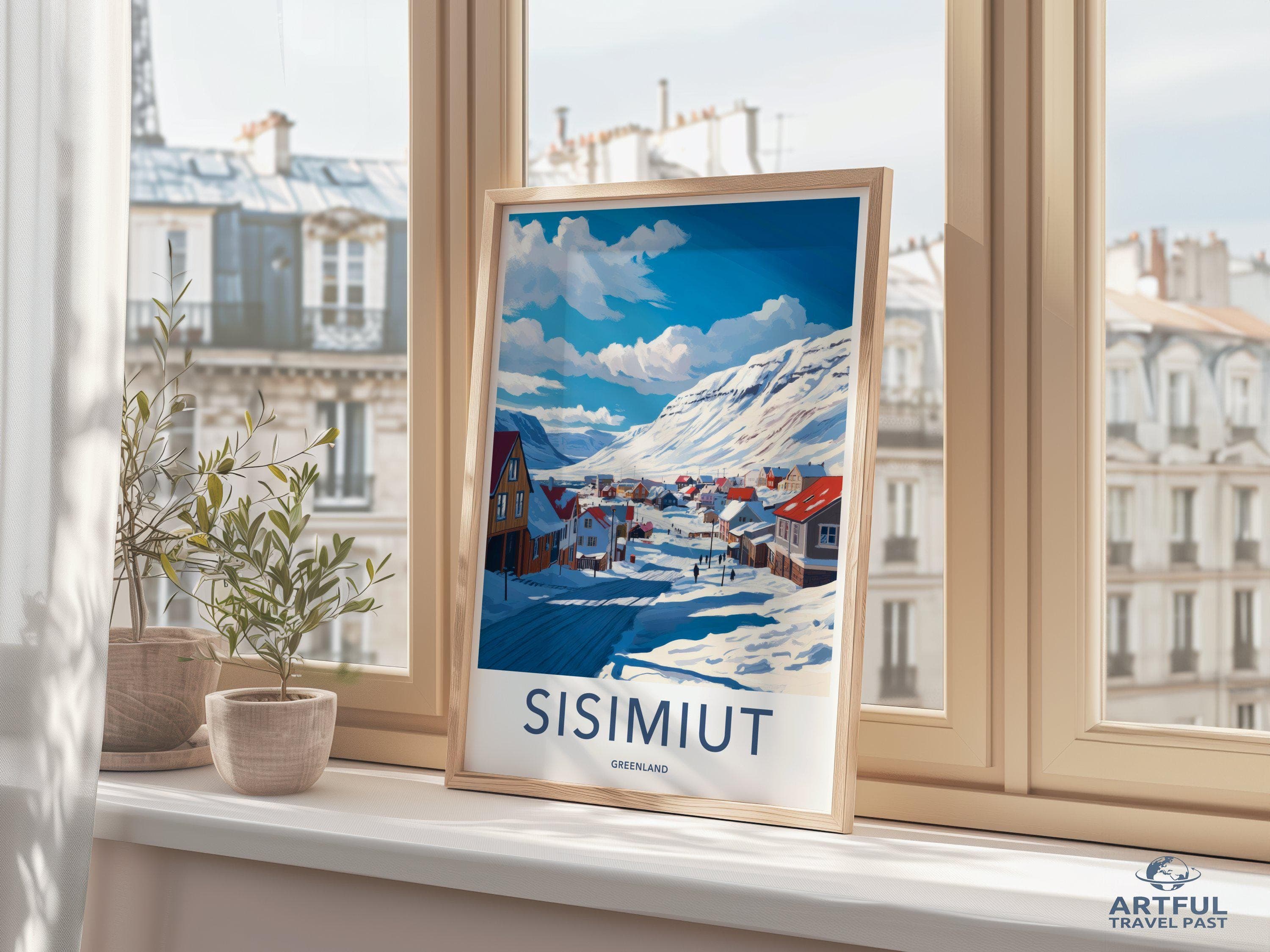 Sisimiut Poster - Greenland Wall Art
