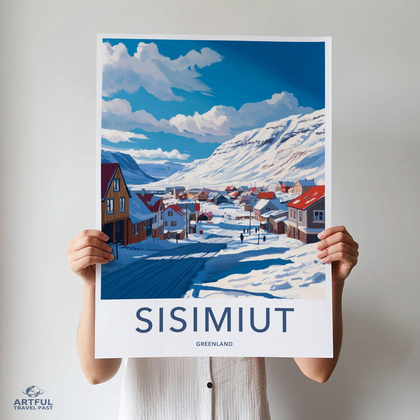 Sisimiut Poster - Greenland Wall Art