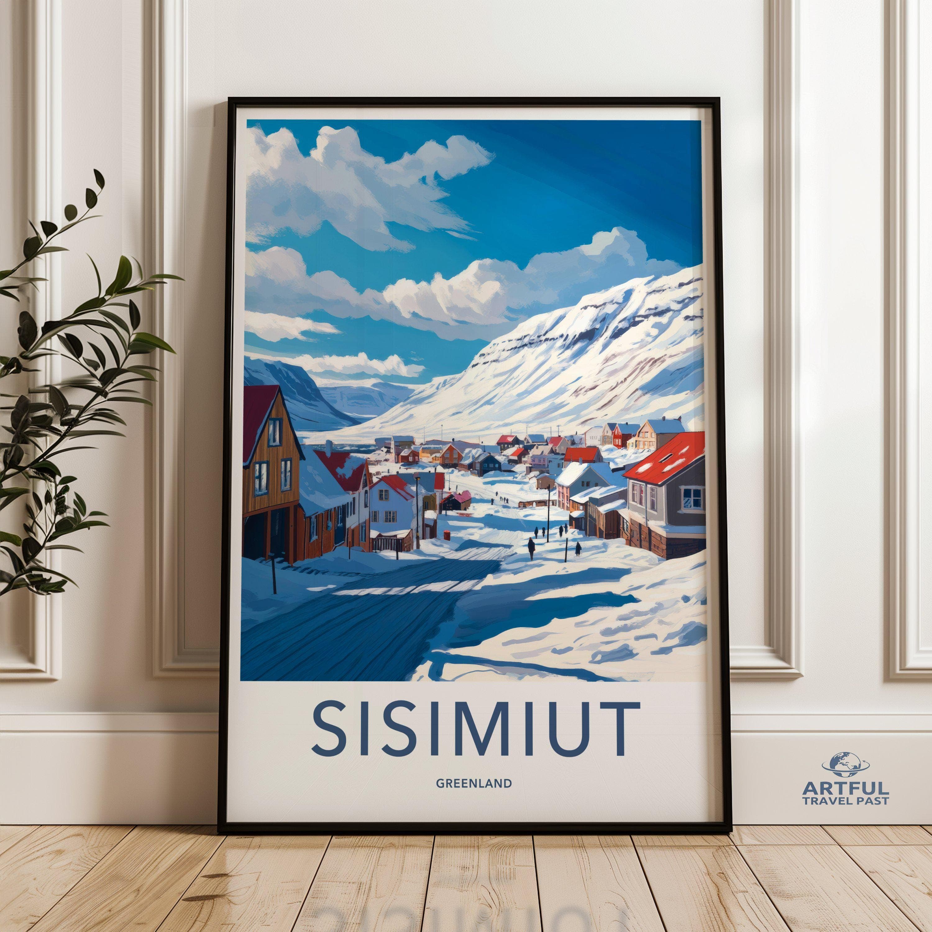 Sisimiut Poster - Greenland Wall Art