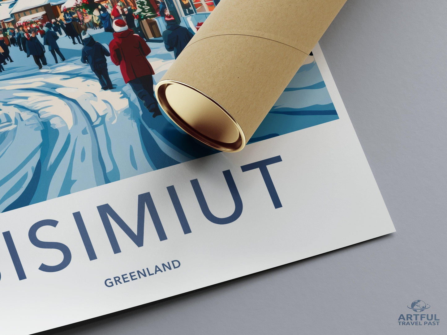 Sisimiut Poster | Greenland Wall Art | Arctic Decor