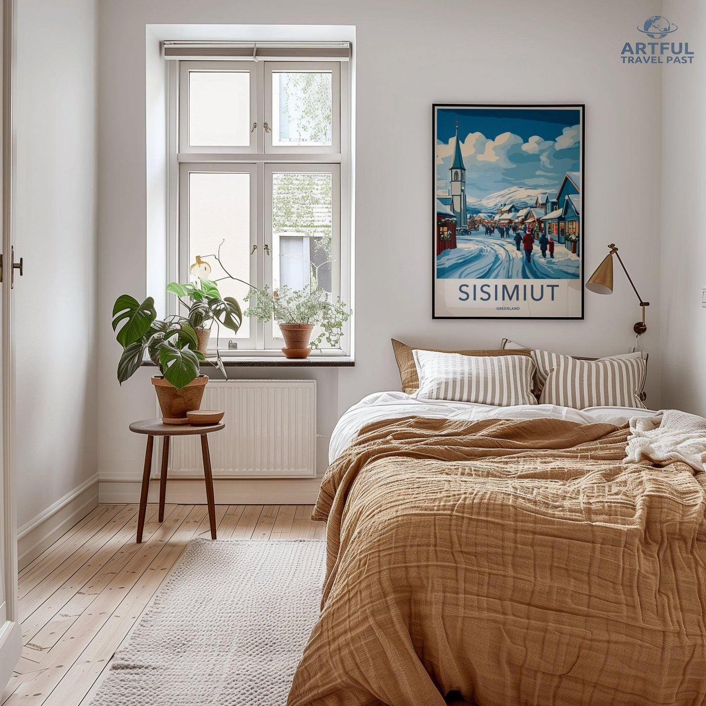 Sisimiut Poster | Greenland Wall Art | Arctic Decor