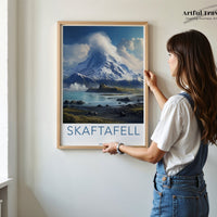 Skaftafell Poster - Iceland Wall Art