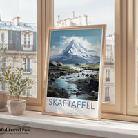 Skaftafell Poster - Iceland Wall Art