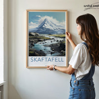 Skaftafell Poster - Iceland Wall Art
