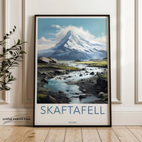 Skaftafell Poster - Iceland Wall Art