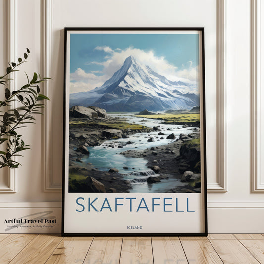 Skaftafell Poster - Iceland Wall Art