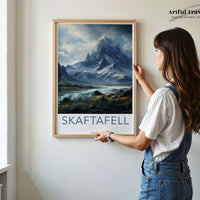 Skaftafell Poster - Iceland Wall Art
