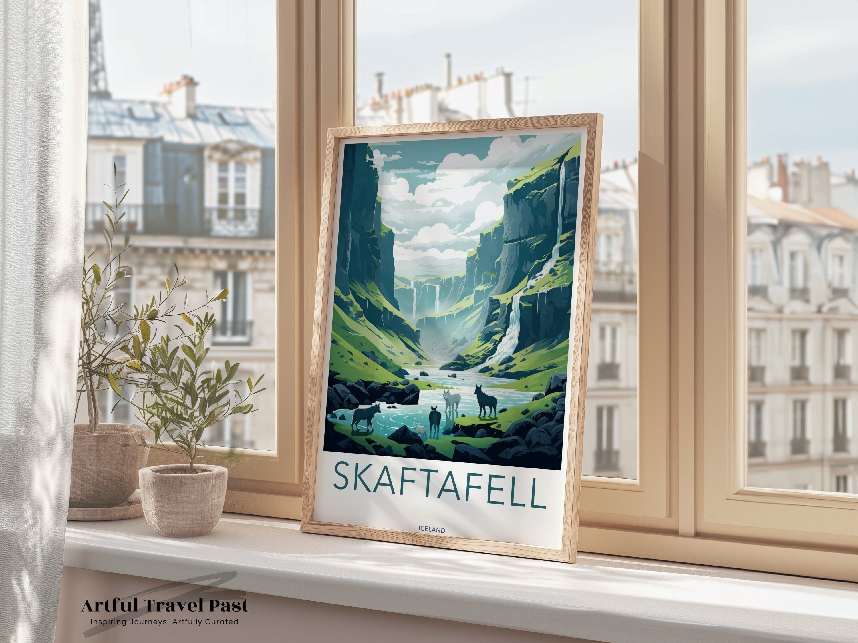 Skaftafell Poster - Iceland Wall Art