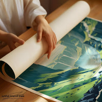 Skaftafell Poster - Iceland Wall Art