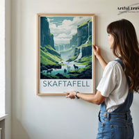 Skaftafell Poster - Iceland Wall Art