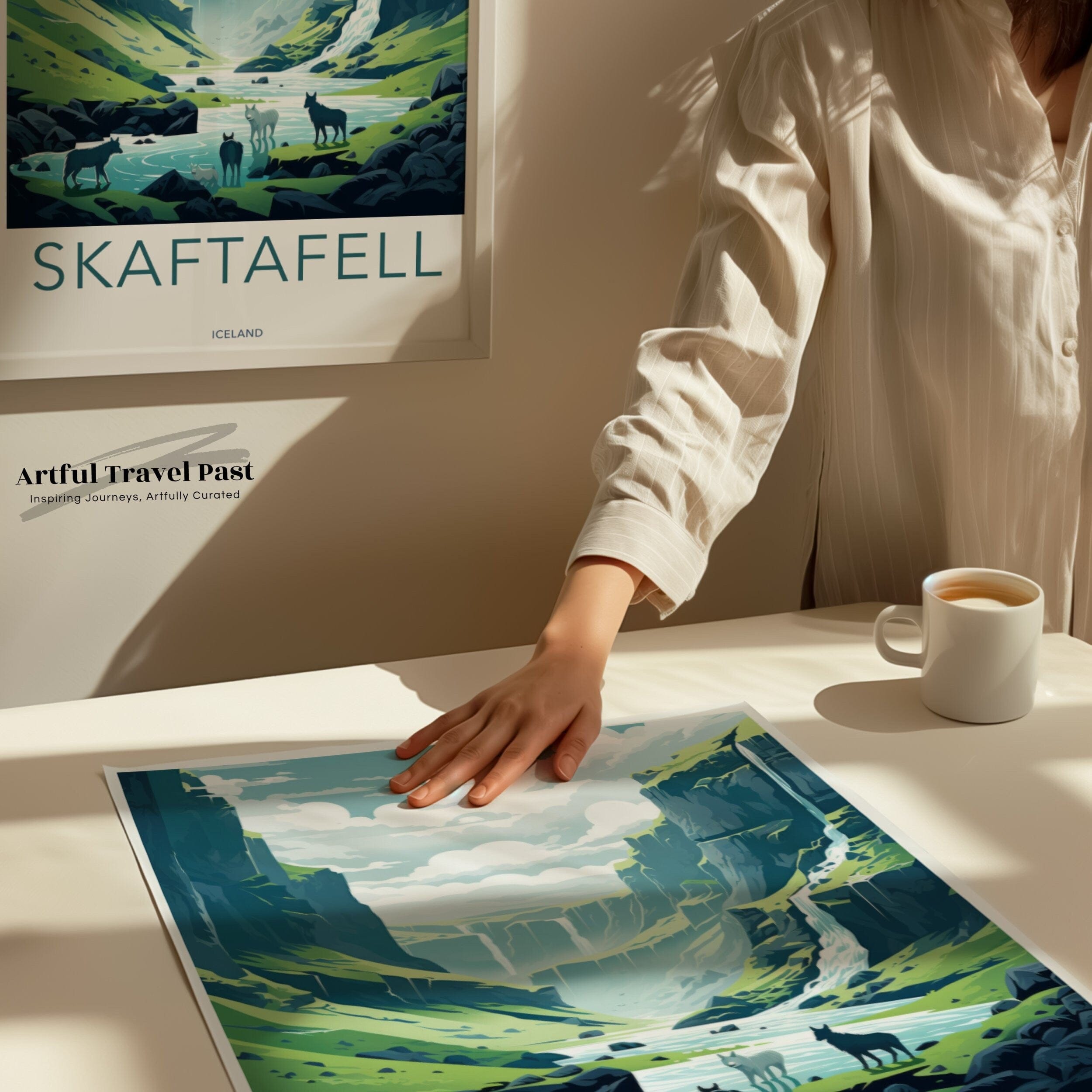 Skaftafell Poster - Iceland Wall Art