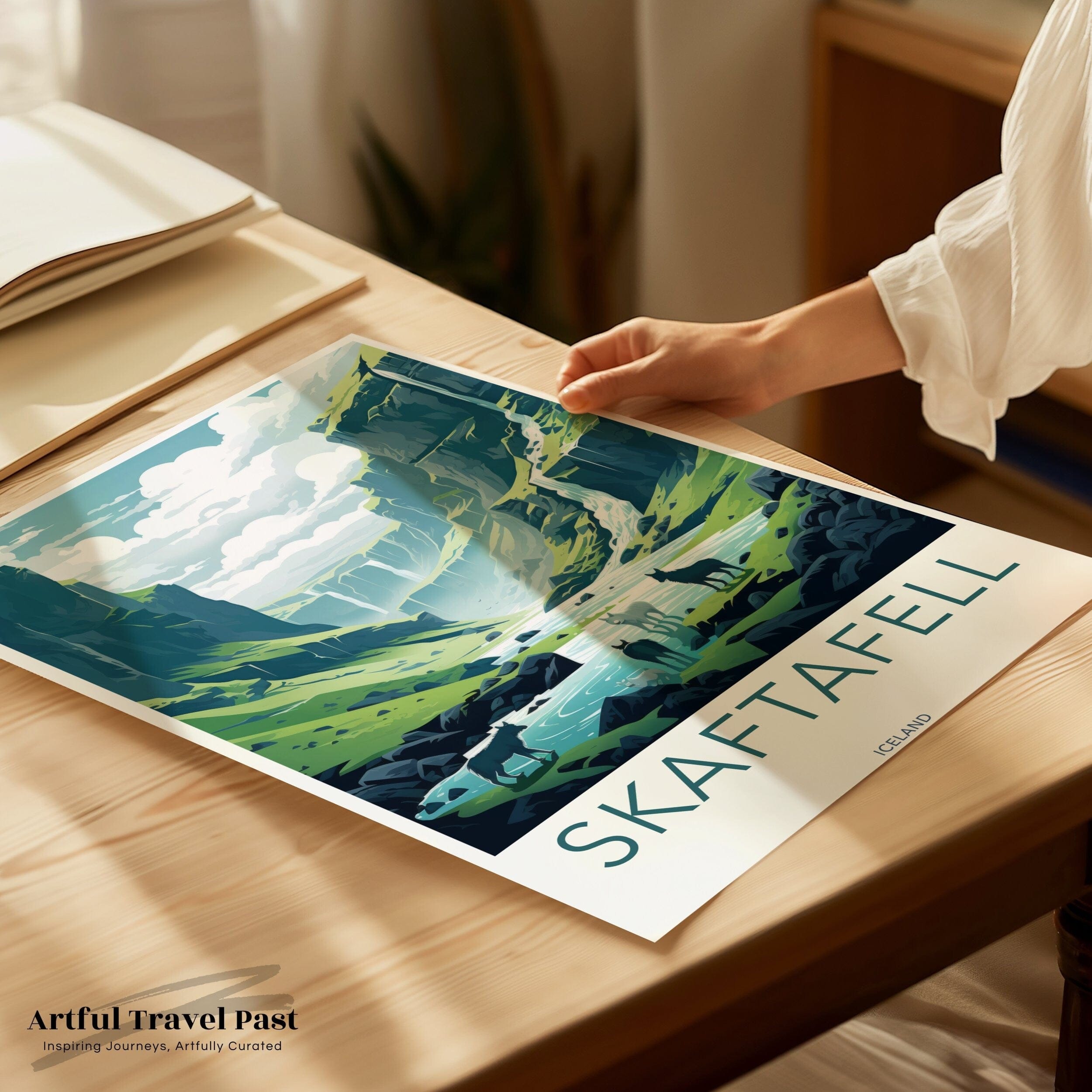 Skaftafell Poster - Iceland Wall Art