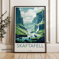 Skaftafell Poster - Iceland Wall Art