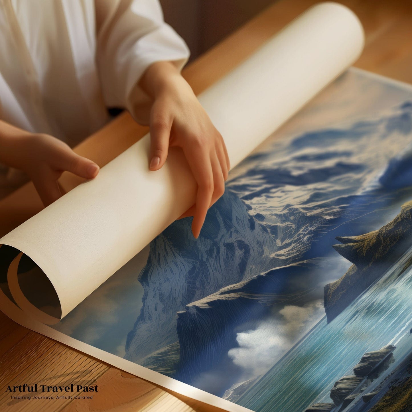 Skaftafell Poster | Iceland Wall Art | Nordic Decor