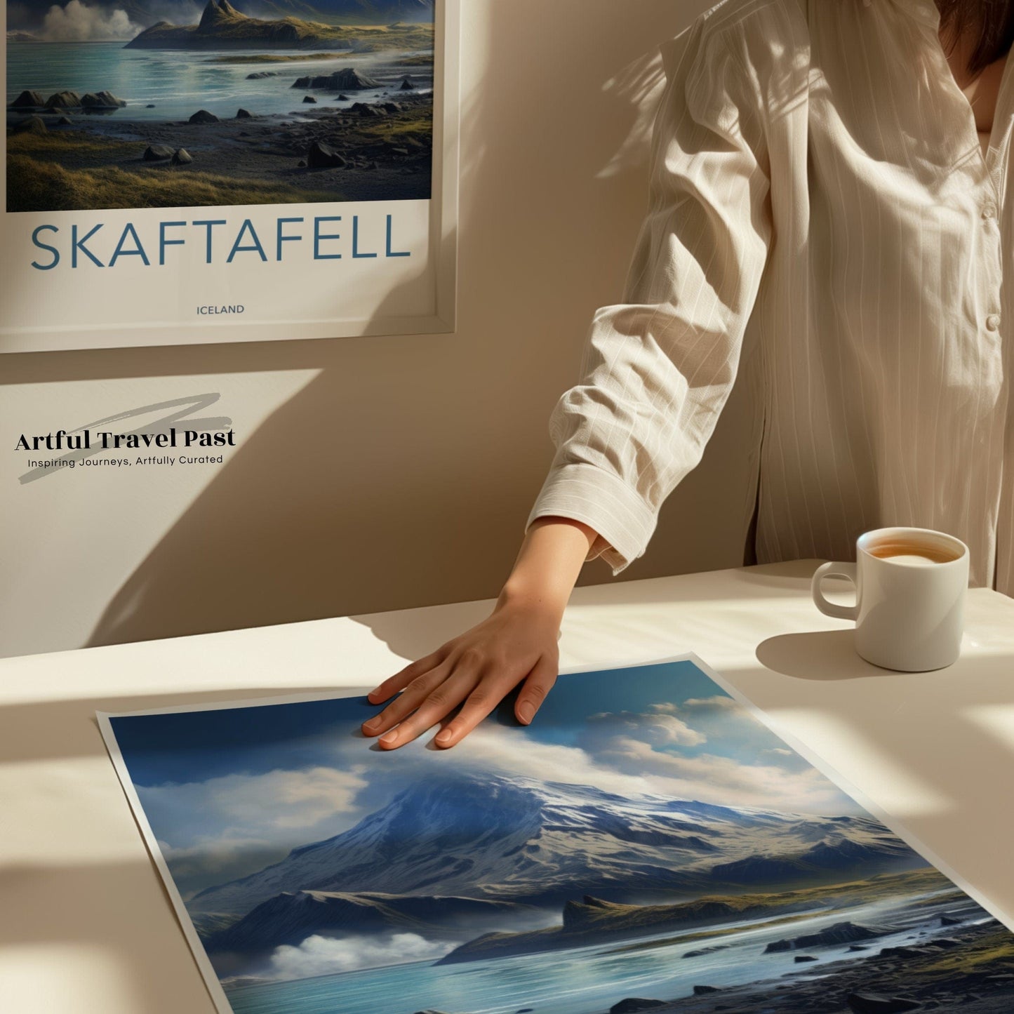 Skaftafell Poster | Iceland Wall Art | Nordic Decor