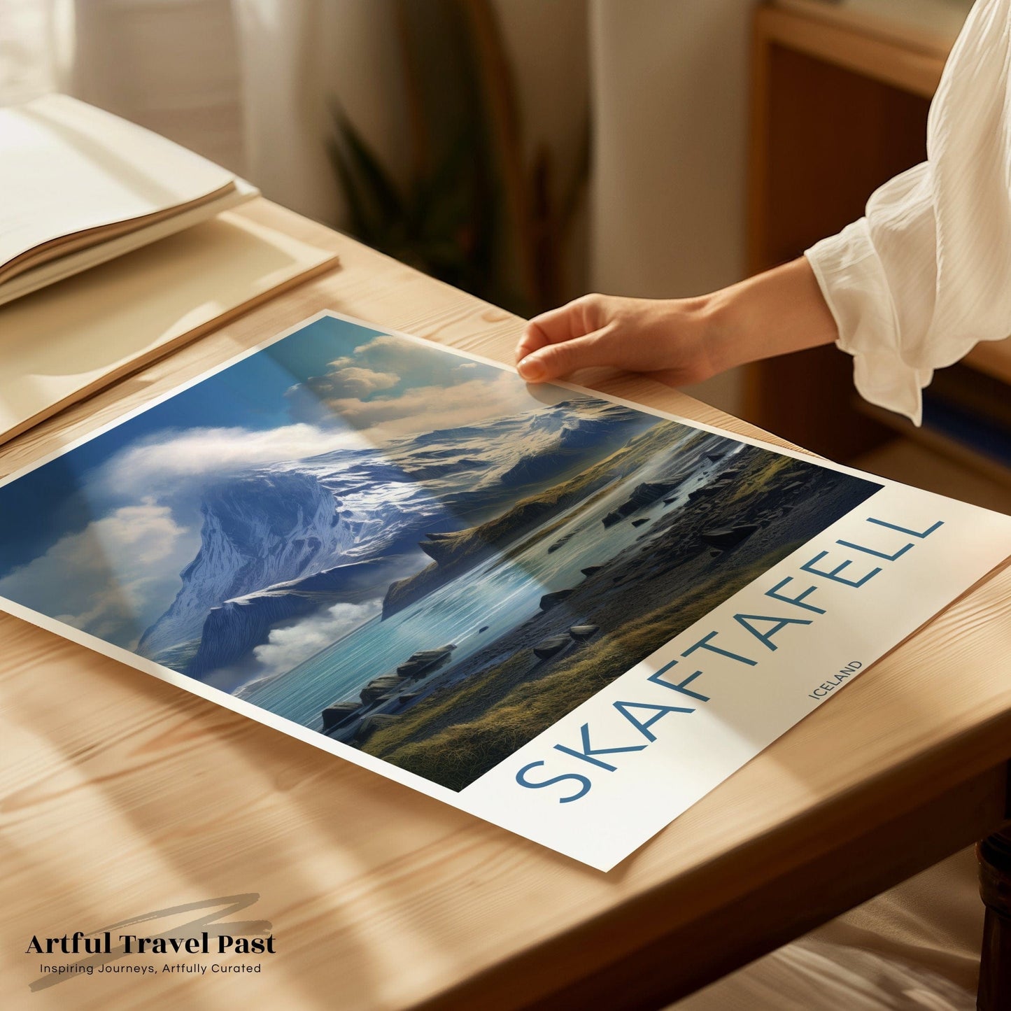 Skaftafell Poster | Iceland Wall Art | Nordic Decor